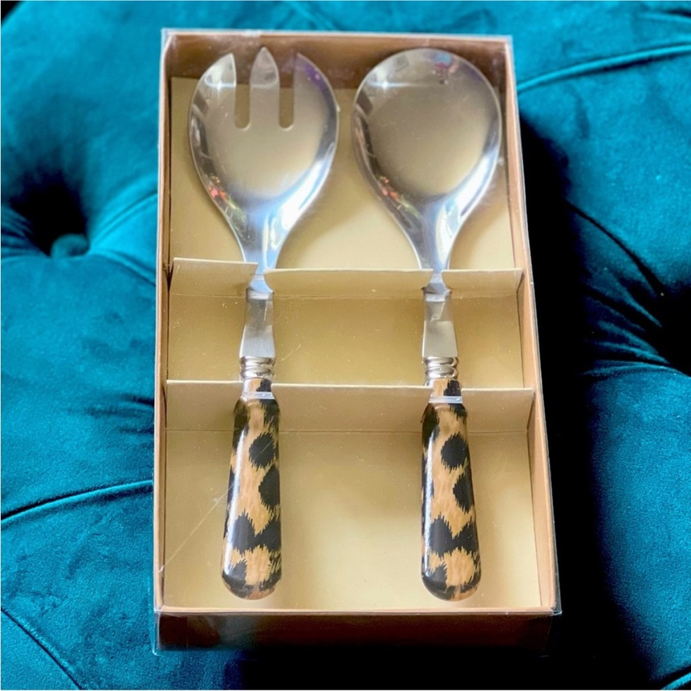 ANIMAL PRINT 2 piece serving set